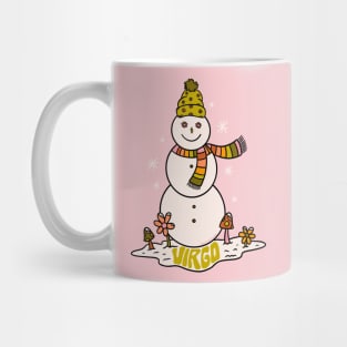 Virgo Snowman Mug